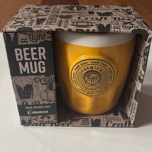 Paladone | New in Box Beer Mug | Craft Beer Yellow Large Heavy Cup Drinkers NWT
